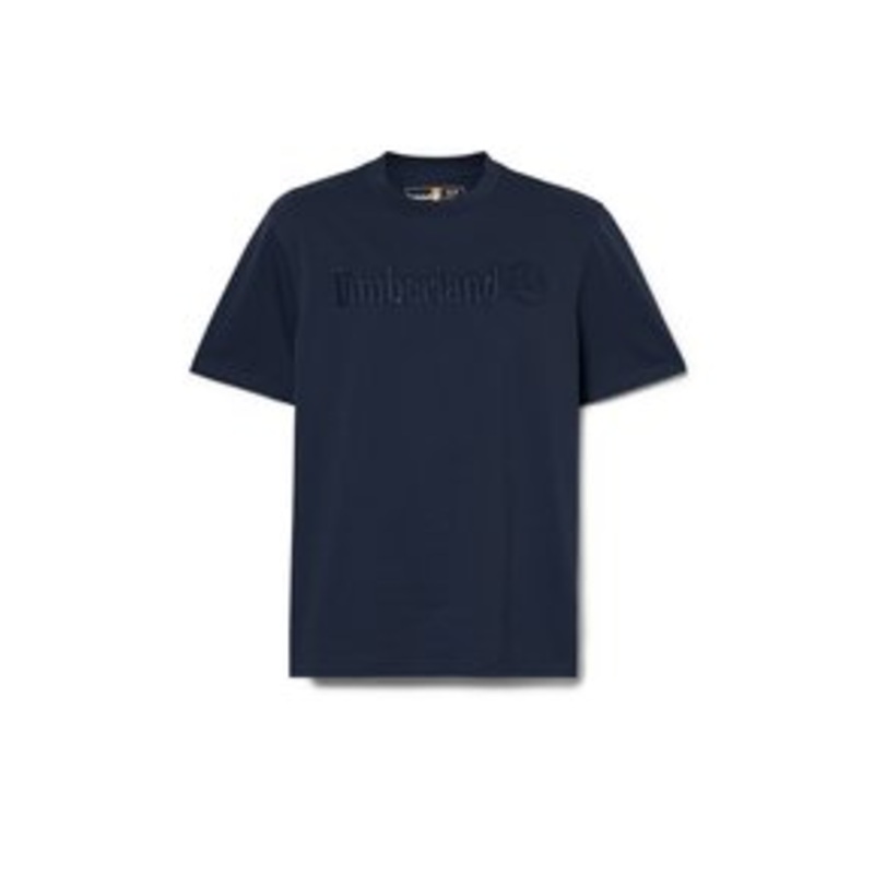 Timberland SHORT SLEEVE – T-Shirt print – dark sapphire/dunkelblau