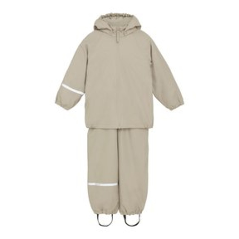 CeLaVi SET  – Regenanzug – white pepper/beige