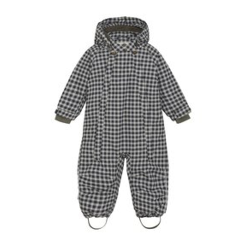 EN FANT ALL OVER PRINT – Schneeanzug – ebony/dunkelblau