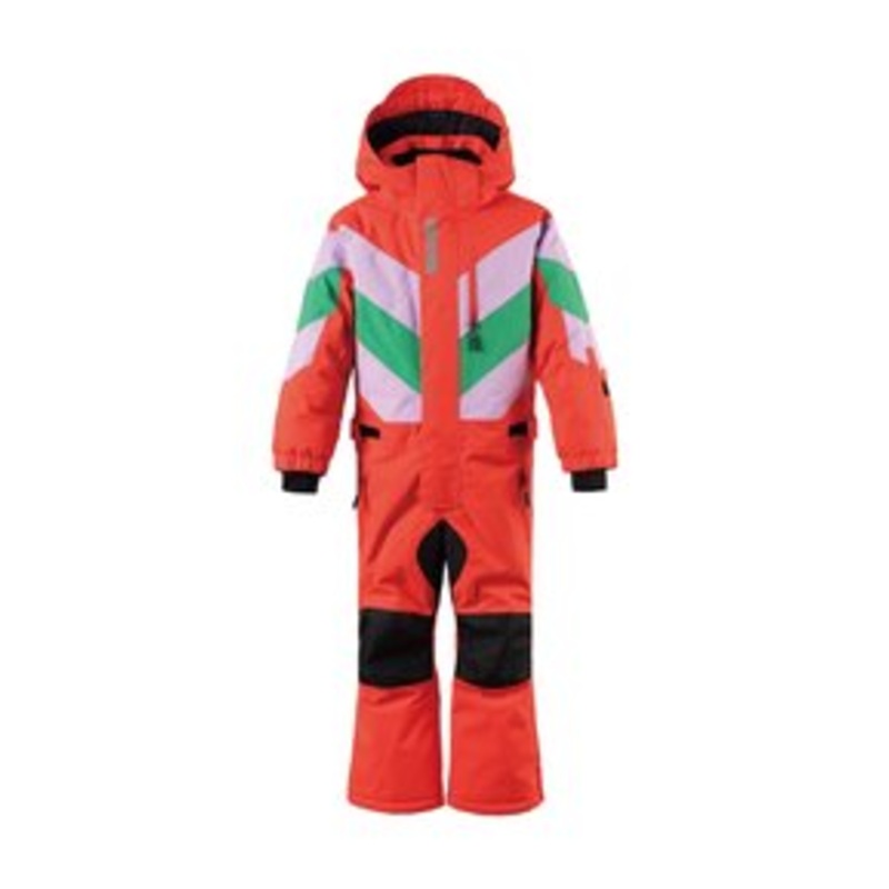 Gosoaky LAZY LAMA – Schneeanzug – poppin red multi/hellrot