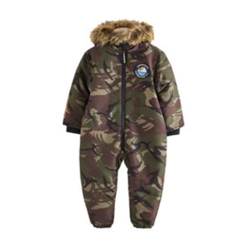 Superdry & Co REGULAR FIT – EVEREST – Schneeanzug – camouflage/grn