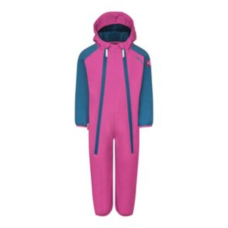 TROLLKIDS NORDKAPP OVERALL – Schneeanzug – bright berry/madeira blue/pink