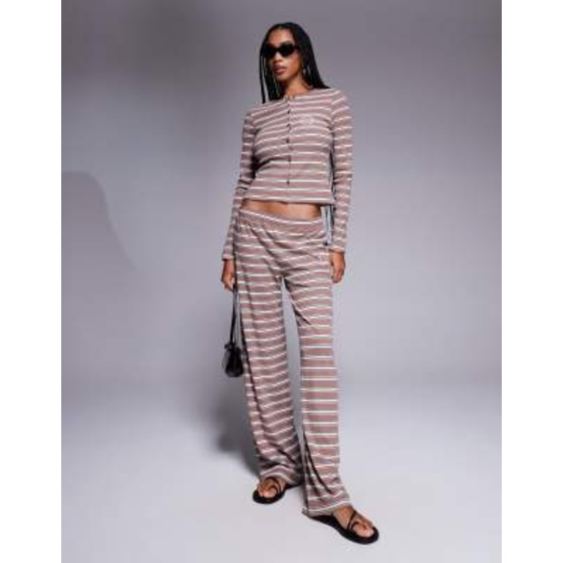 Weekend Collective striped pants set