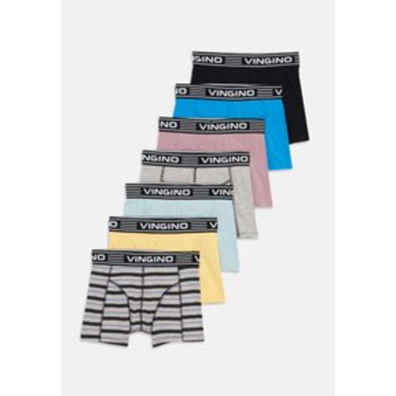 Vingino STRIPE DAY 7 PACK – Panties – deep black/schwarz