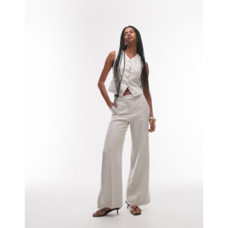 & Other Stories linen pants in beige – part of a set