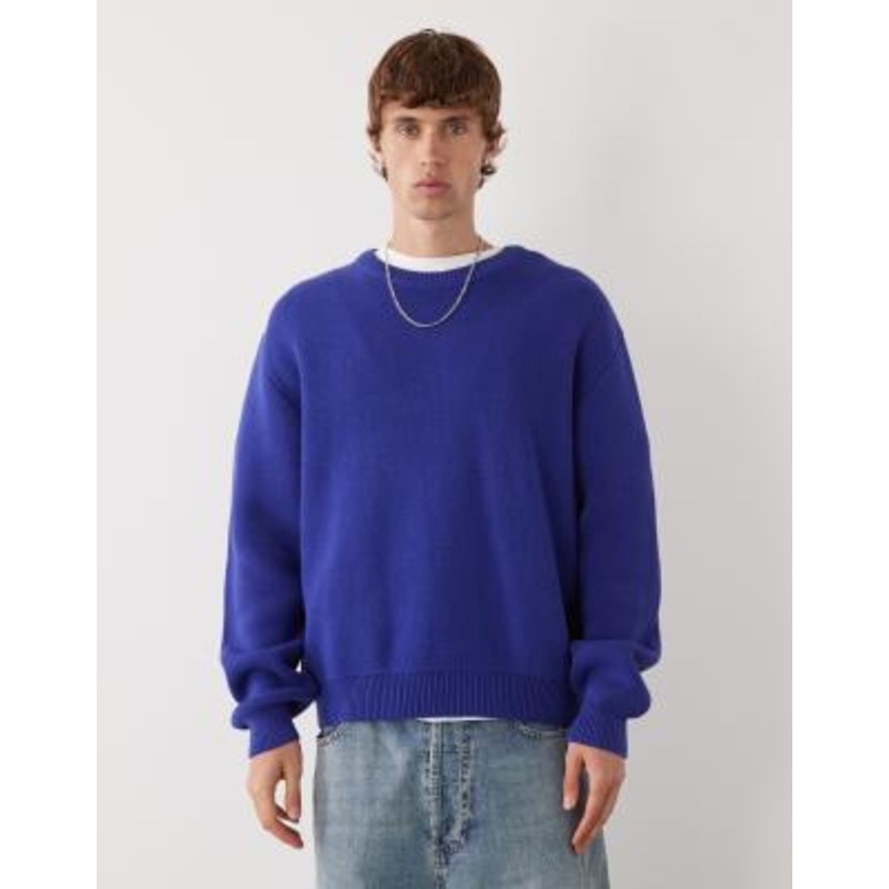 Weekday sweater in blue – exclusive to