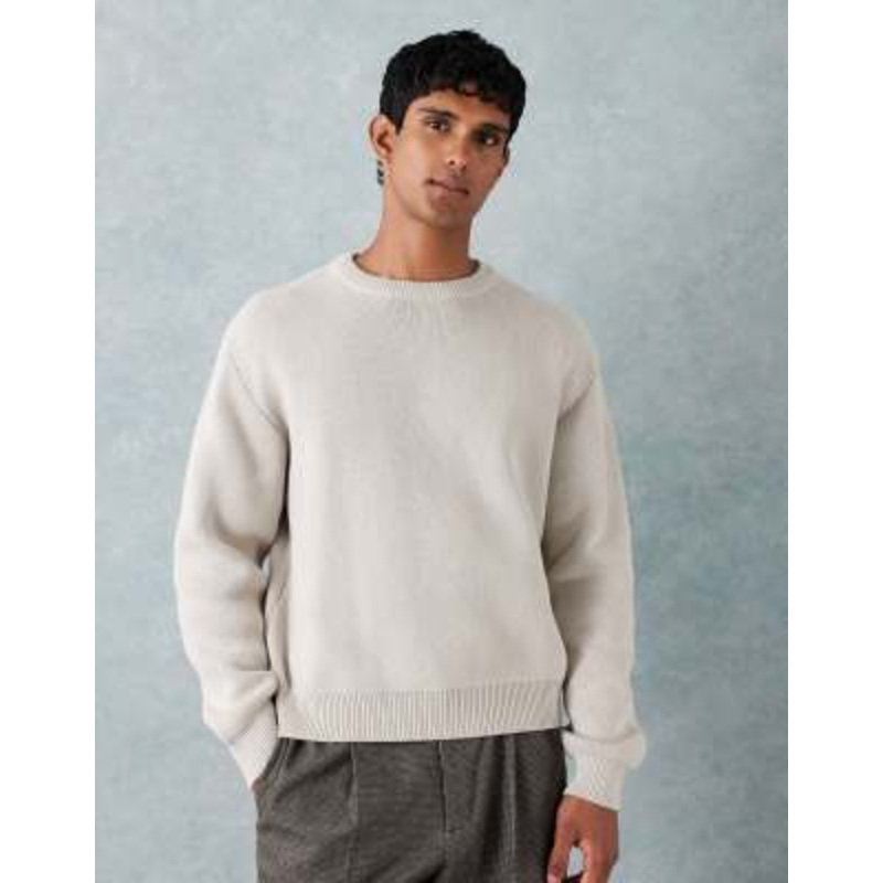 Weekday sweater in off-white