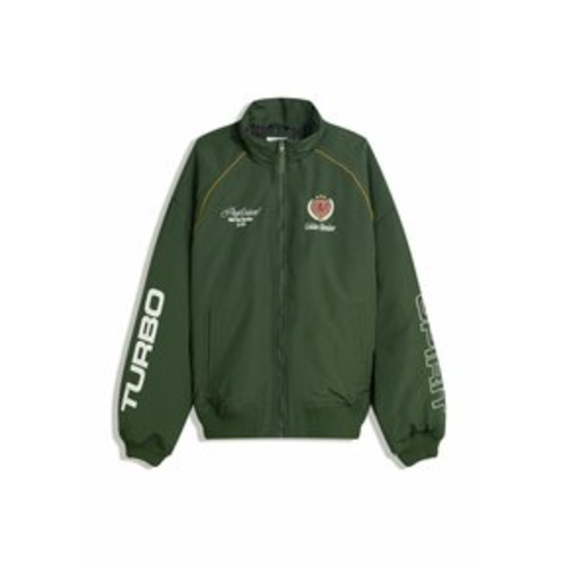 Bershka EMBROIDERED – Bomberjacke – khaki