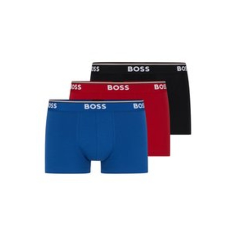 BOSS TRUNK POWER 3 PACK – Boxer Briefs – open blue/blau