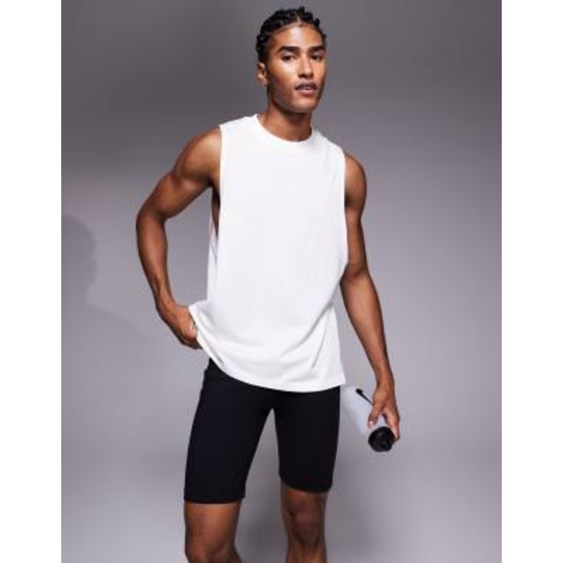 4505 Yoga soft touch training half tights with drawstring waist in black