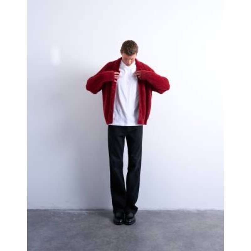 Topman rigid flare jeans in washed black