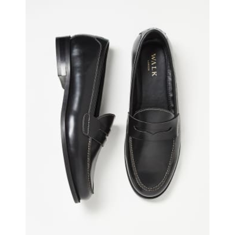 Walk London Torbole saddle loafers in black