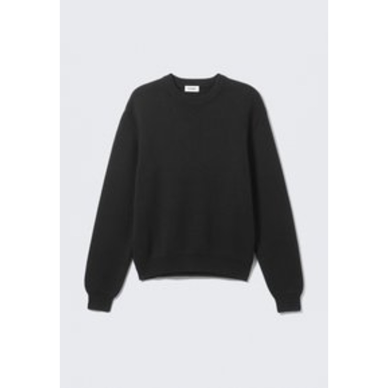 Weekday Strickpullover – black/schwarz
