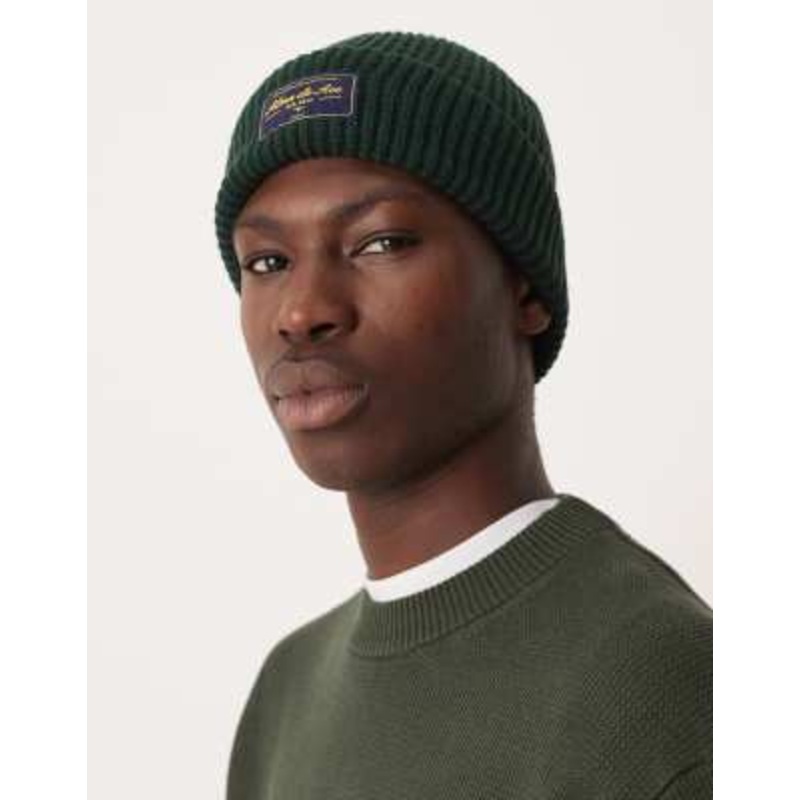 Alma De Ace knit beanie in forest green