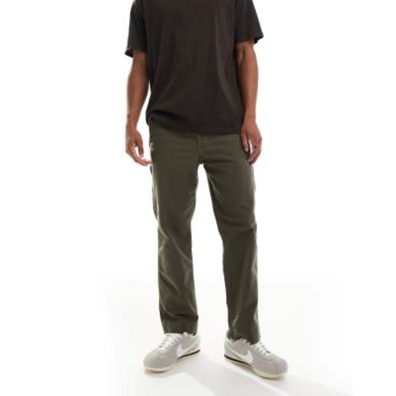 Boss Orange straight fit chino in green