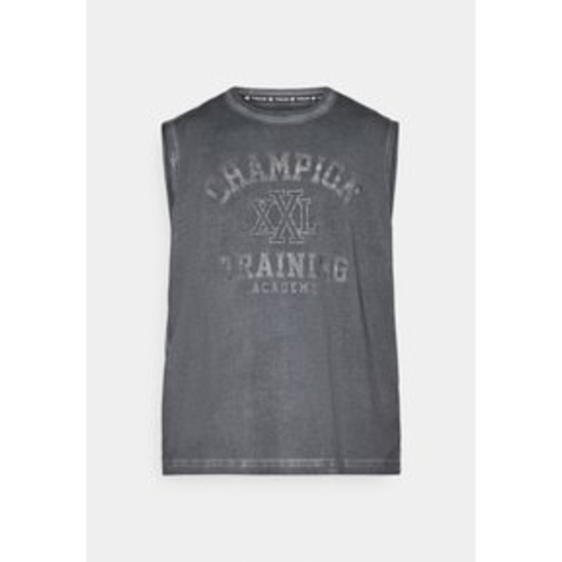 Champion GYM LIFESTYLE TANK GRAPHIC – Top – black/schwarz