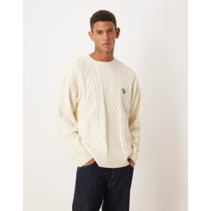 Alma De Ace lucia knit sweater in off white