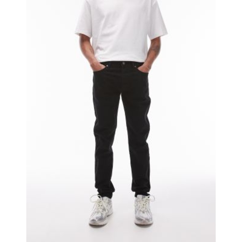 Topman skinny jeans in black