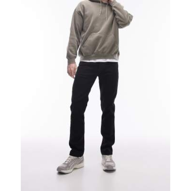 Topman slim jeans in black