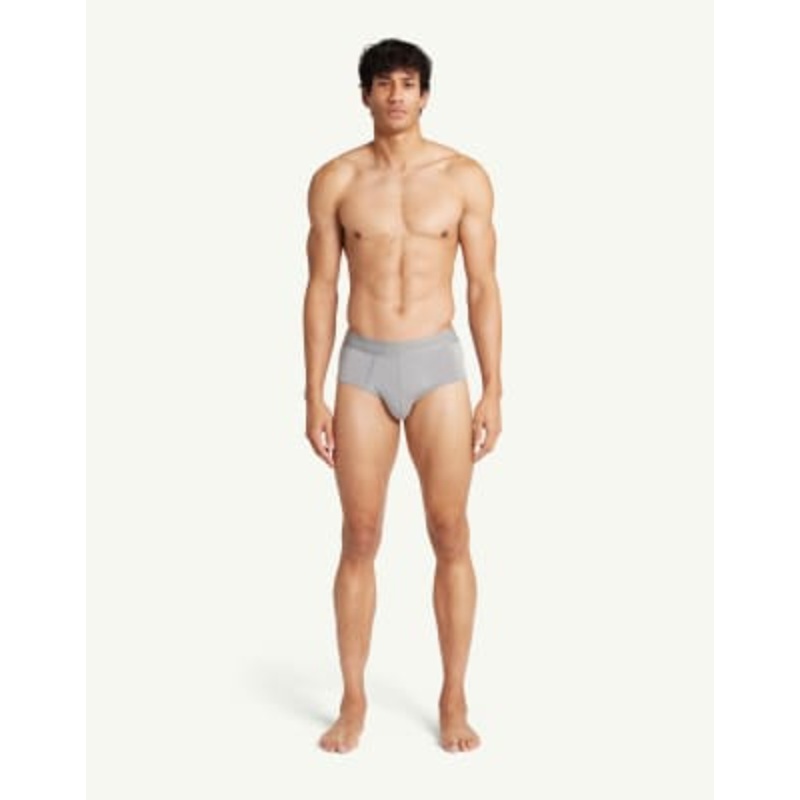 Che Studios 3 pack boxer briefs with tonal waistband in stone gray