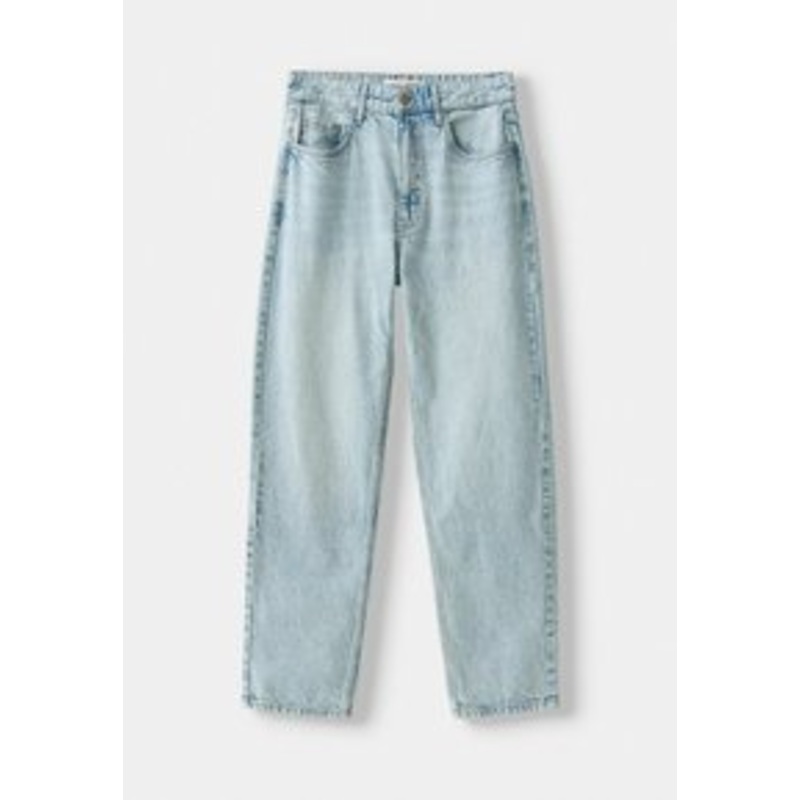 Bershka Jeans Tapered Fit – light blue/hellblau