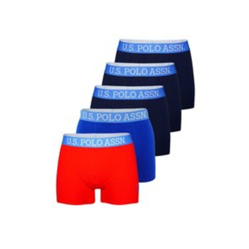 U.S. Polo Assn. 5 PACK – Boxer Briefs – mehrfarbig/rot