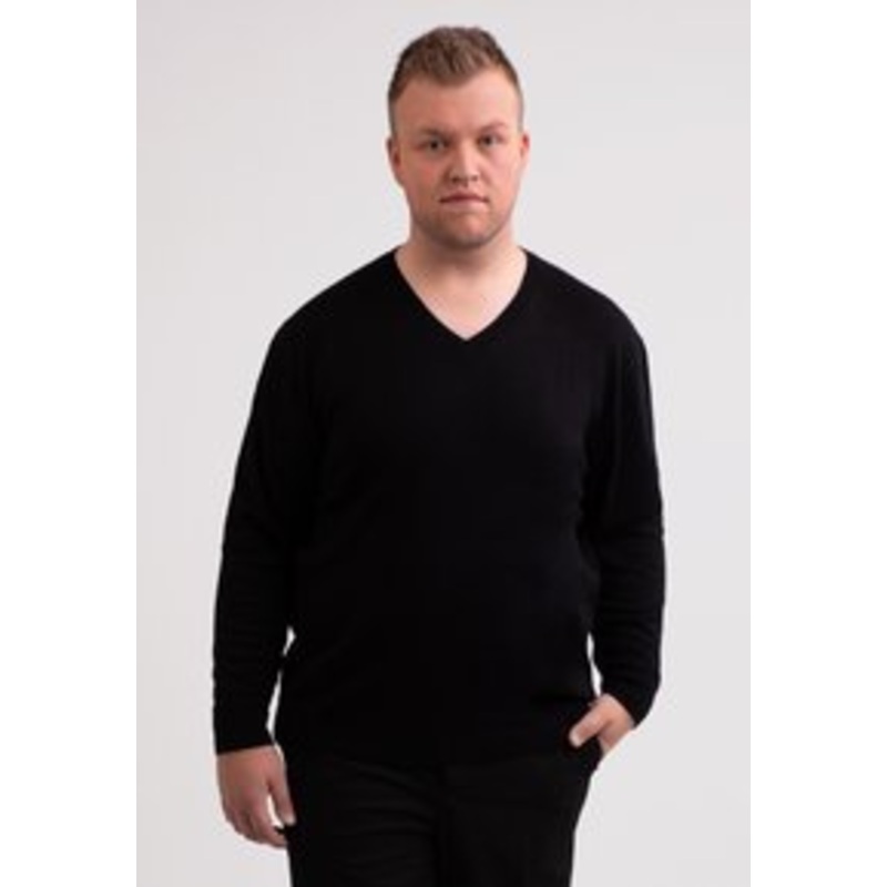 CASH-MERE Strickpullover – schwarz
