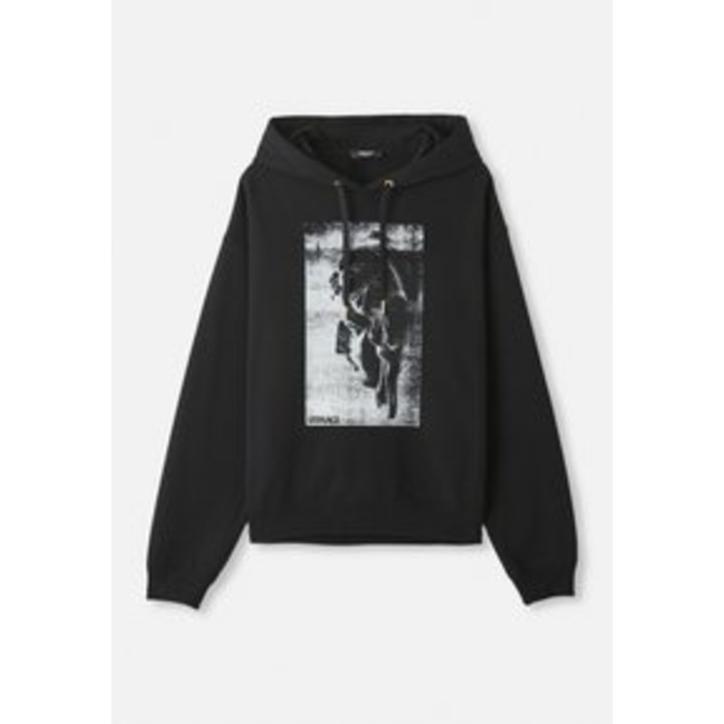 Versace MEDUSA FRAME CREST – Kapuzenpullover – black/schwarz