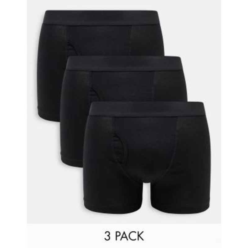 Weekday Johnny 3-pack Boxer Set in black