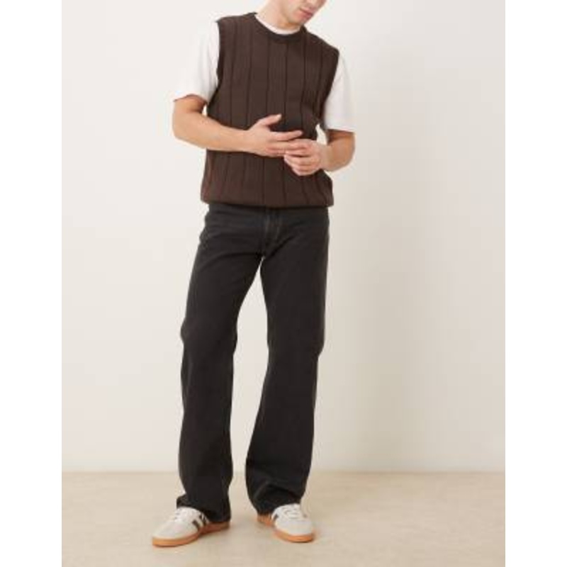 ARKET Canyon bootcut jeans in black