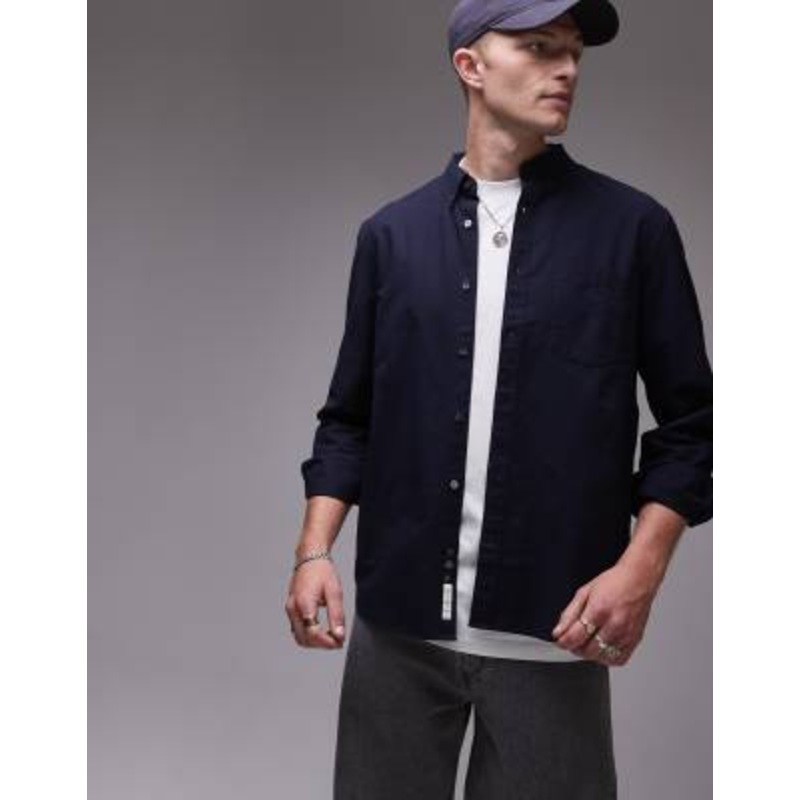 ARKET oxford shirt in dark blue