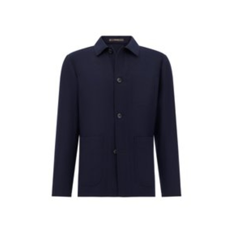 Boggi Milano Leichte Jacke – navy blue/blau