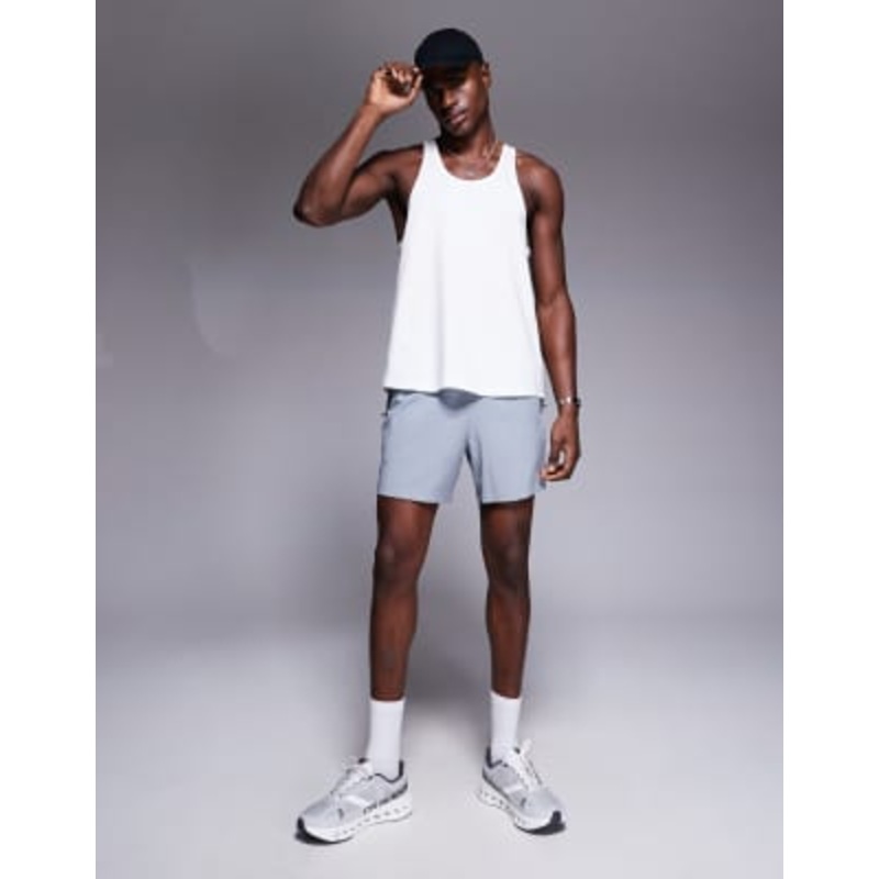 4505 performance quick dry stringer tank top in white