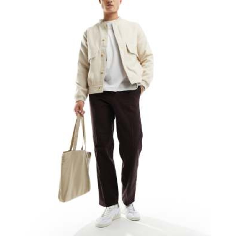 Weekday joel relaxed chinos in brown