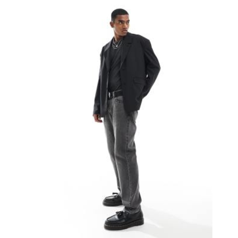 Weekday Eman oversized blazer in black