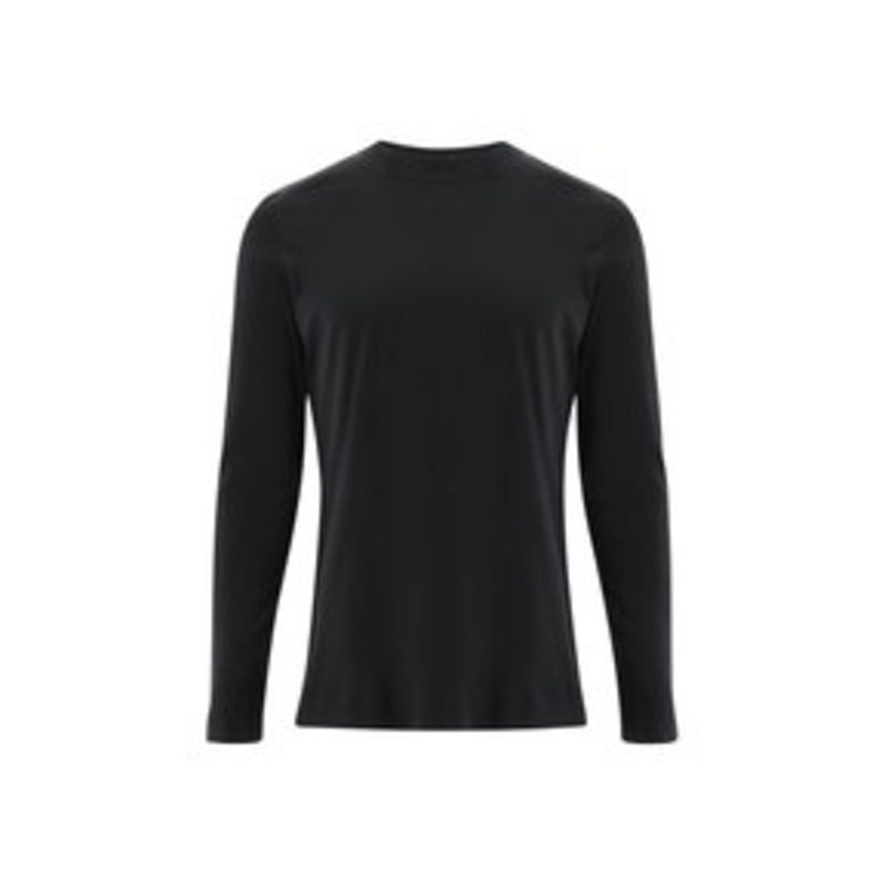 van Laack Langarmshirt – BLACK/schwarz