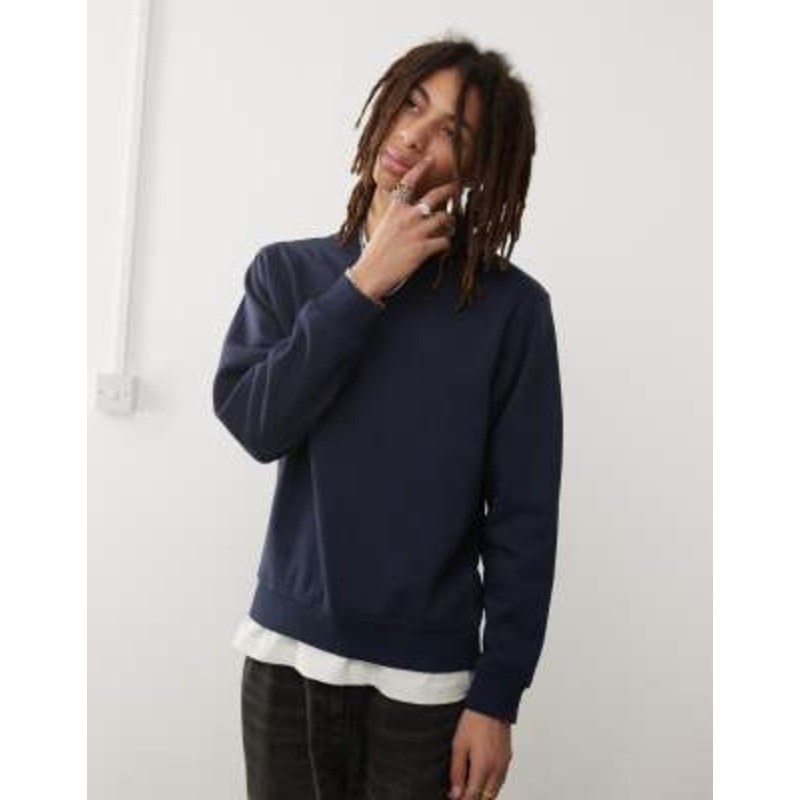Weekday sweatshirt in navy