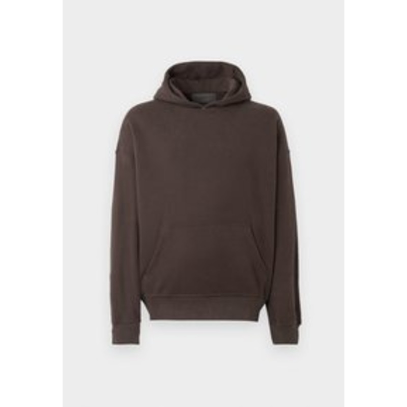 Abercrombie & Fitch ESSENTIAL POPOVER – Kapuzenpullover – brown/braun