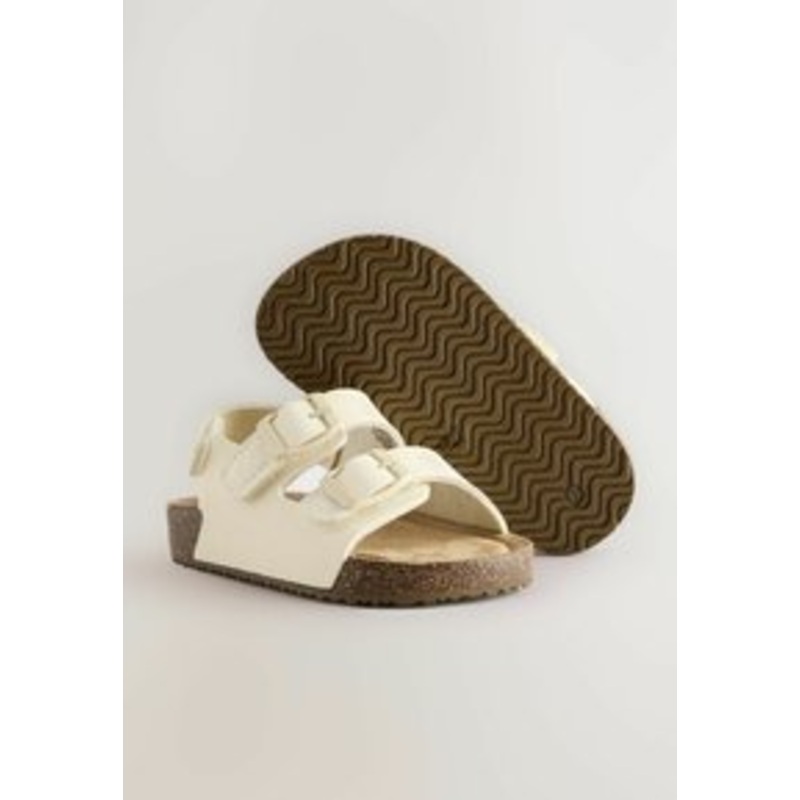 Next CUSHIONED DOUBLE BUCKLE TOUCH FASTENING STANDARD – Lauflernschuh – white/wei