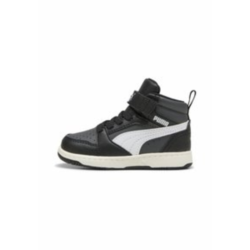 Puma Lauflernschuh – black- white-dusky gray/schwarz