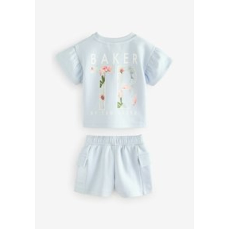 Baker by Ted Baker REGULAR FIT –  FRILL SLEEVE SET – Cargohose – blue/blau