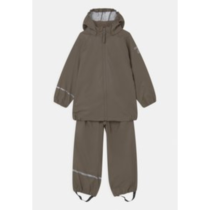 CeLaVi CEMAGIC SET – Regenjacke / wasserabweisende Jacke – sea turtle/braun