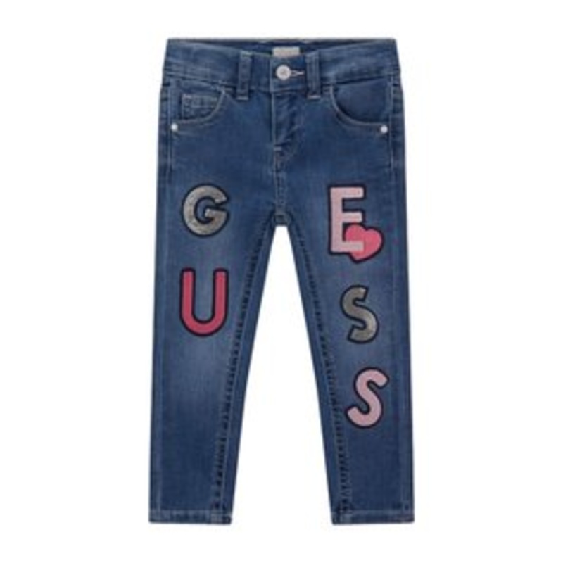 Guess LOGO – Jeans Skinny Fit – blau