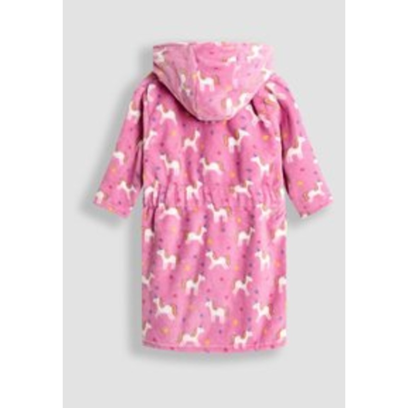 JoJo Maman Bb REGULAR FIT – PETER RABBIT – Bademantel – pink unicorn/pink