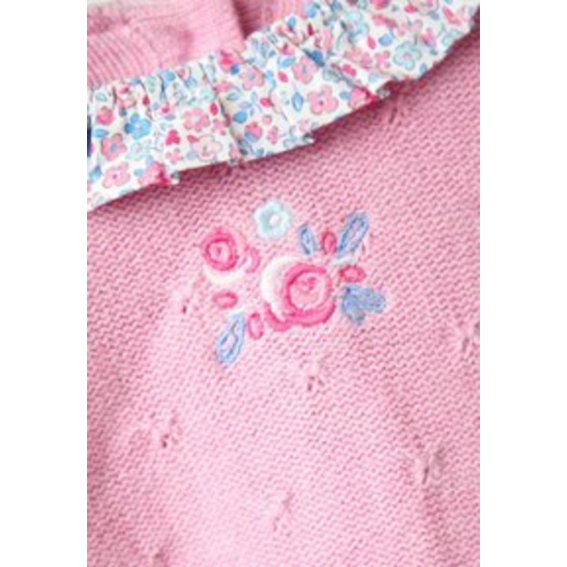 JoJo Maman Bb REGULAR FIT – Strickkleid – pink floral/pink