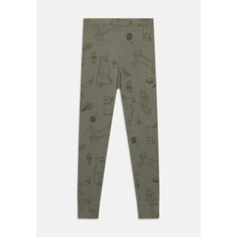 Lindex LONGJOHNS UNISEX – Leggings – Hosen – light dusty green/grn