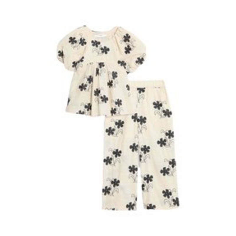 Marks & Spencer SET – Stoffhose – neutral/beige-meliert