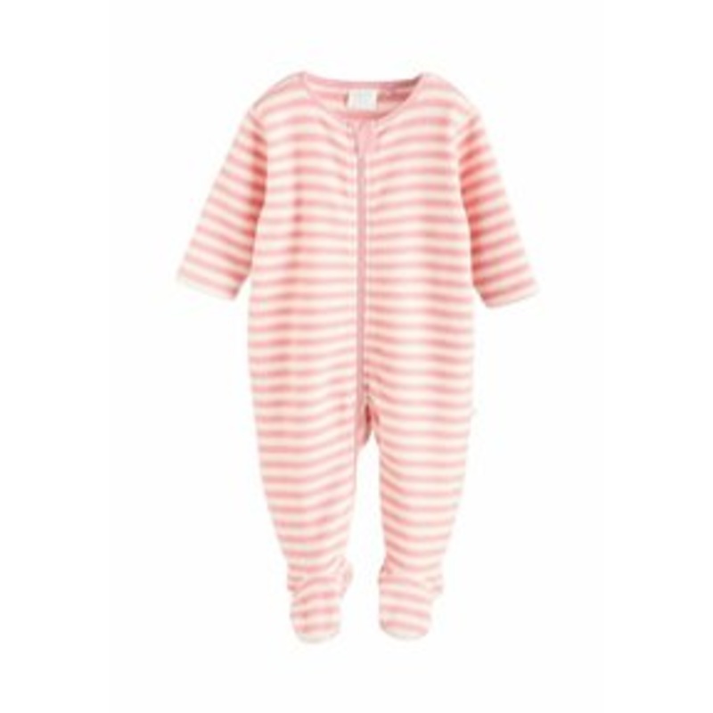 Next REGULAR FIT – TWO WAY ZIP  4 PACK – Strampler – pink