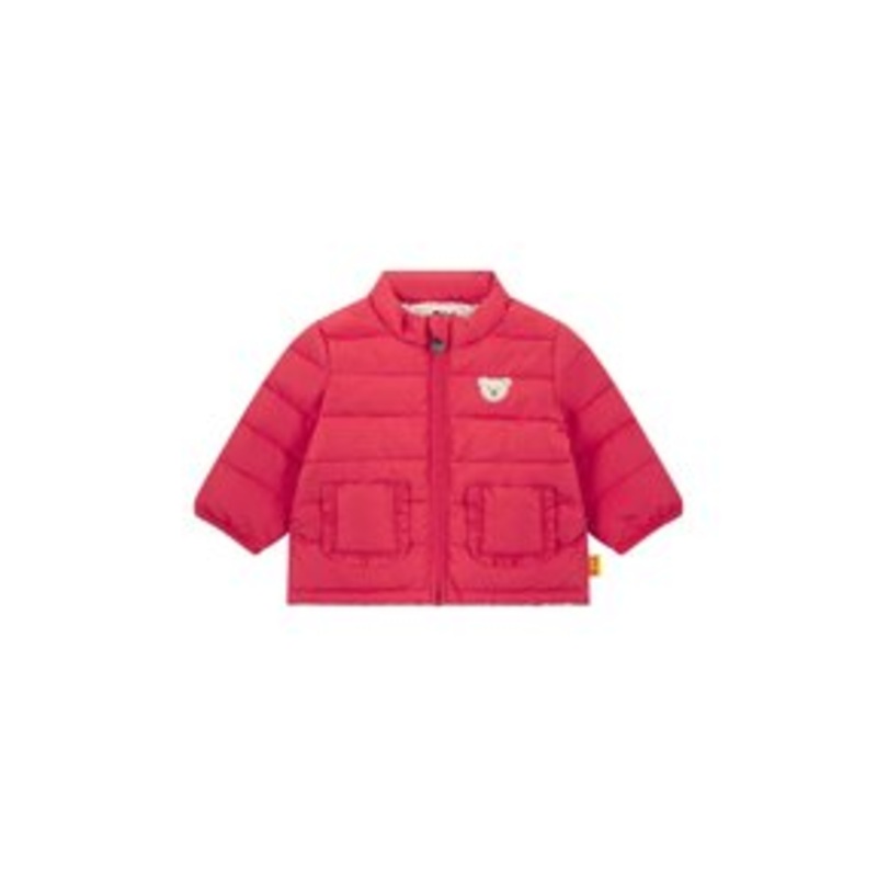 Steiff WOODLAND SOFTBUNDREFLEKTOR GEFTTERT WATTIERT – bergangsjacke – cardinal/rot