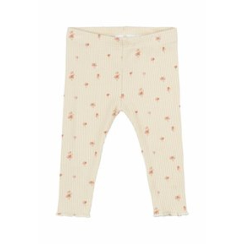The New Siblings SBNOELLA  – Leggings – Hosen – white swan aop/wei